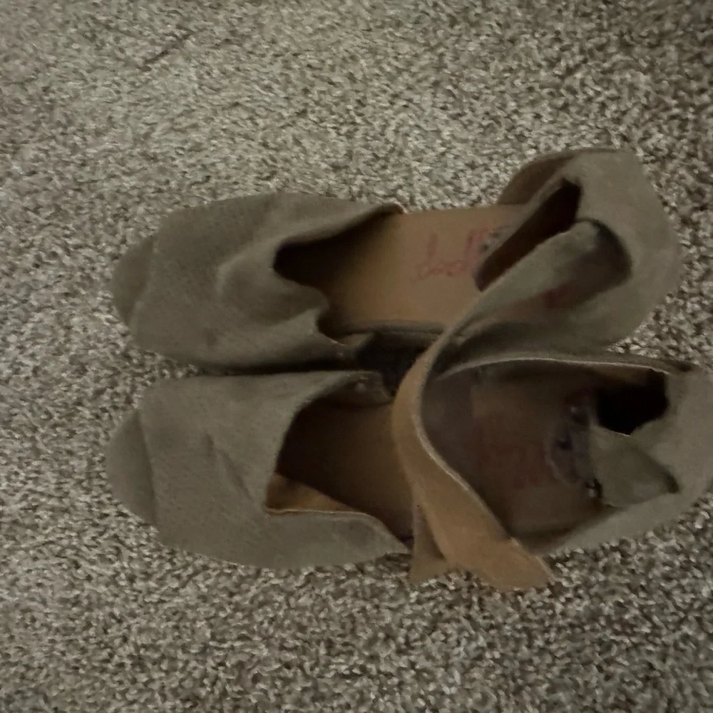 Jellypop Tan Espadrille Wedge Sandals